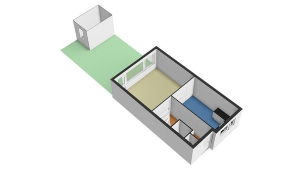 Floorplan - Galileistraat 20, 3112 PE Schiedam